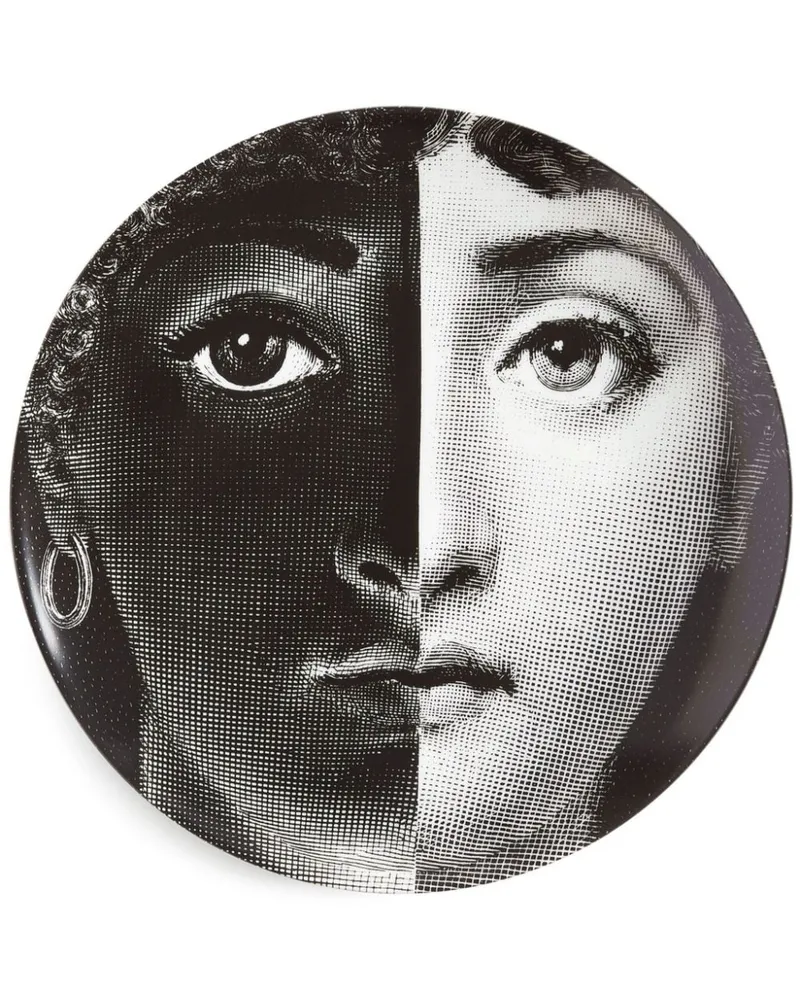 Fornasetti Tema e Variazioni 222 Teller 26cm Weiß