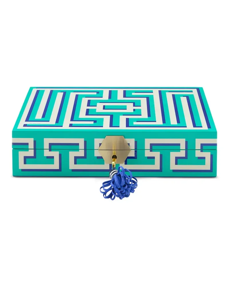 Jonathan Adler Ja Labyrinth Schmuckkästchen - Grün Grün