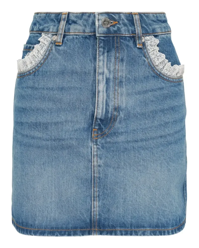 Ganni Rock aus festem Denim - Blau Blau