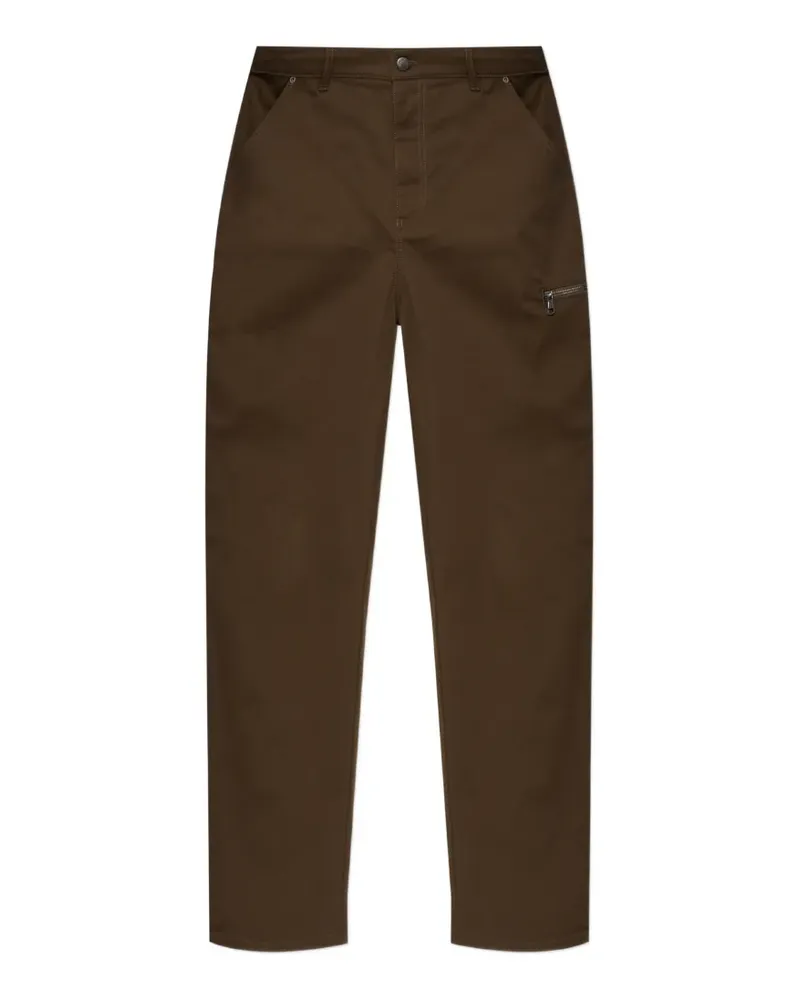 Moncler Hose mit Logo-Patch - Grün Grün