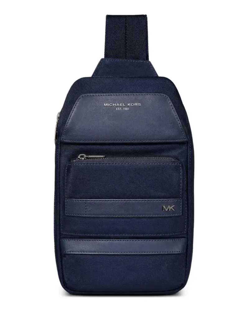Piquadro Rucksack mit Logo-Detail - Blau Blau