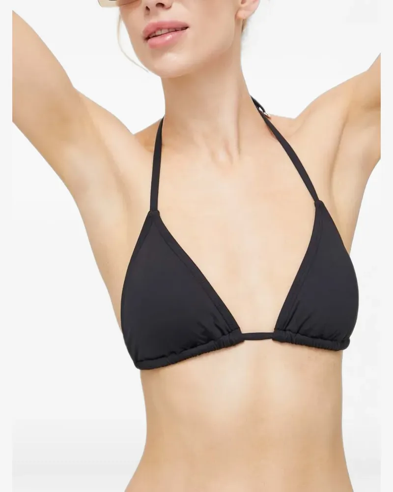 Michael Kors Triangel-Bikinioberteil aus Nylon - Schwarz Schwarz