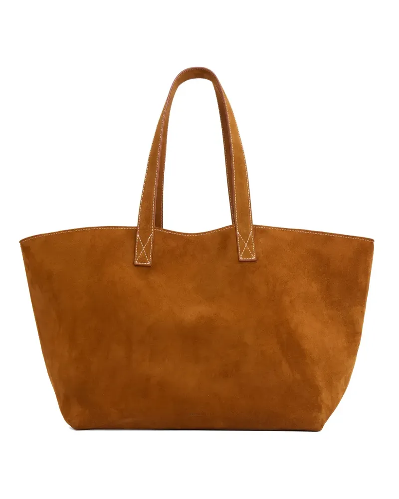 Mansur Gavriel Carryall Tote Bag aus Wildleder - Braun Braun