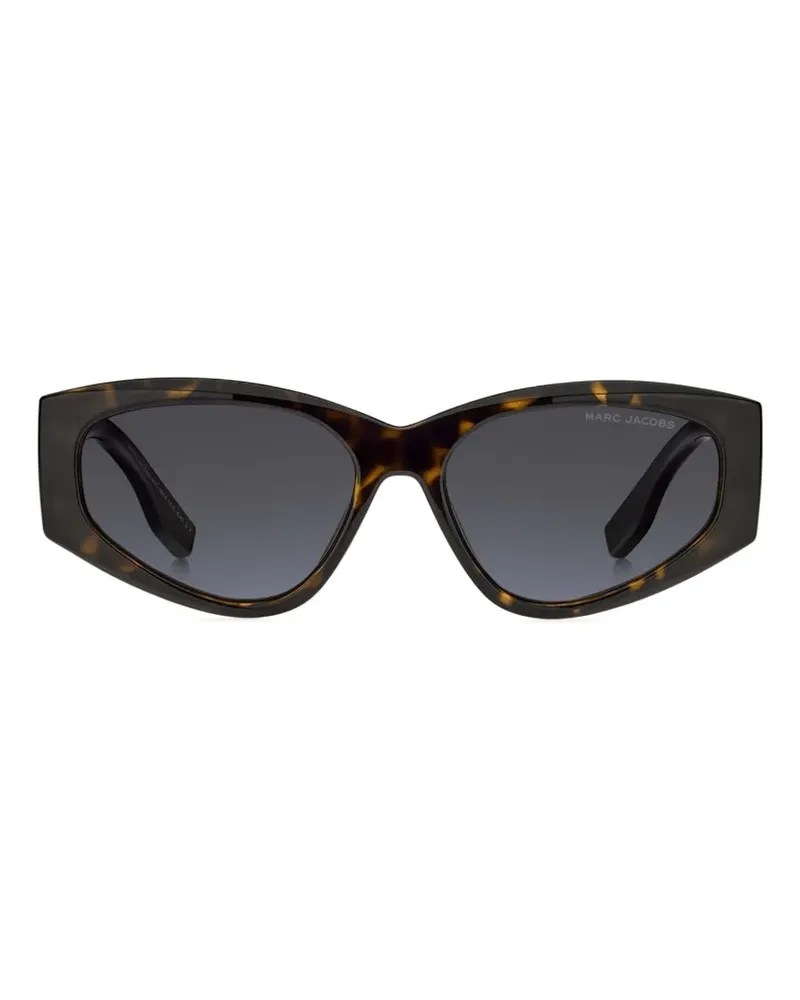 Marc Jacobs tortoiseshell-effect cat-eye sunglasses - Braun Braun