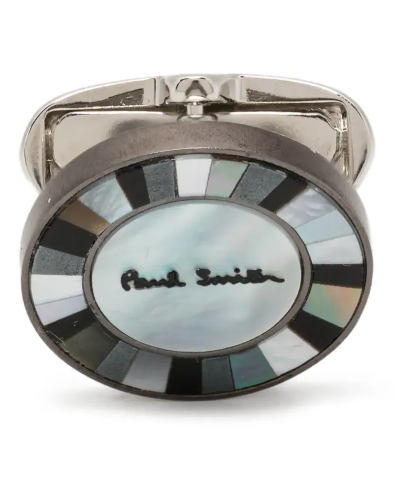 Paul Smith Manschettenknöpfe mit Logo-Gravur - Silber Silber