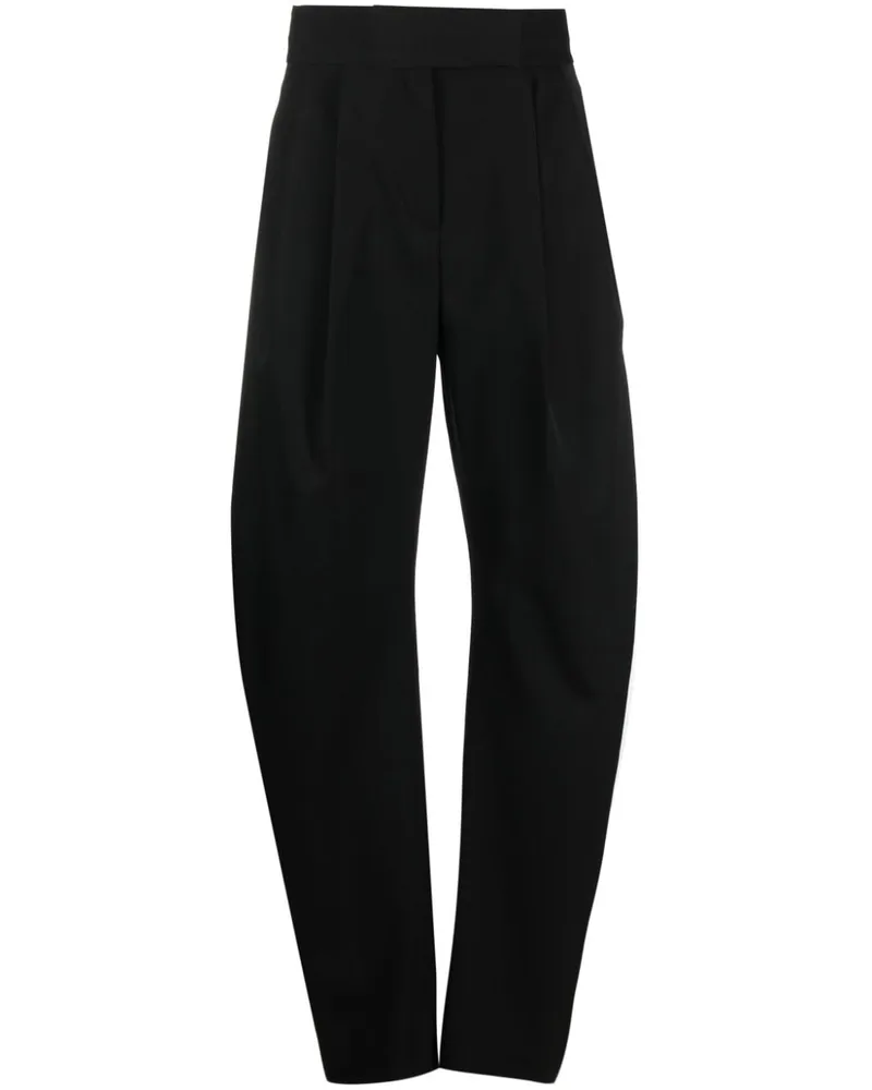 ATTICO Gary Hose mit weitem Bein - Schwarz Schwarz
