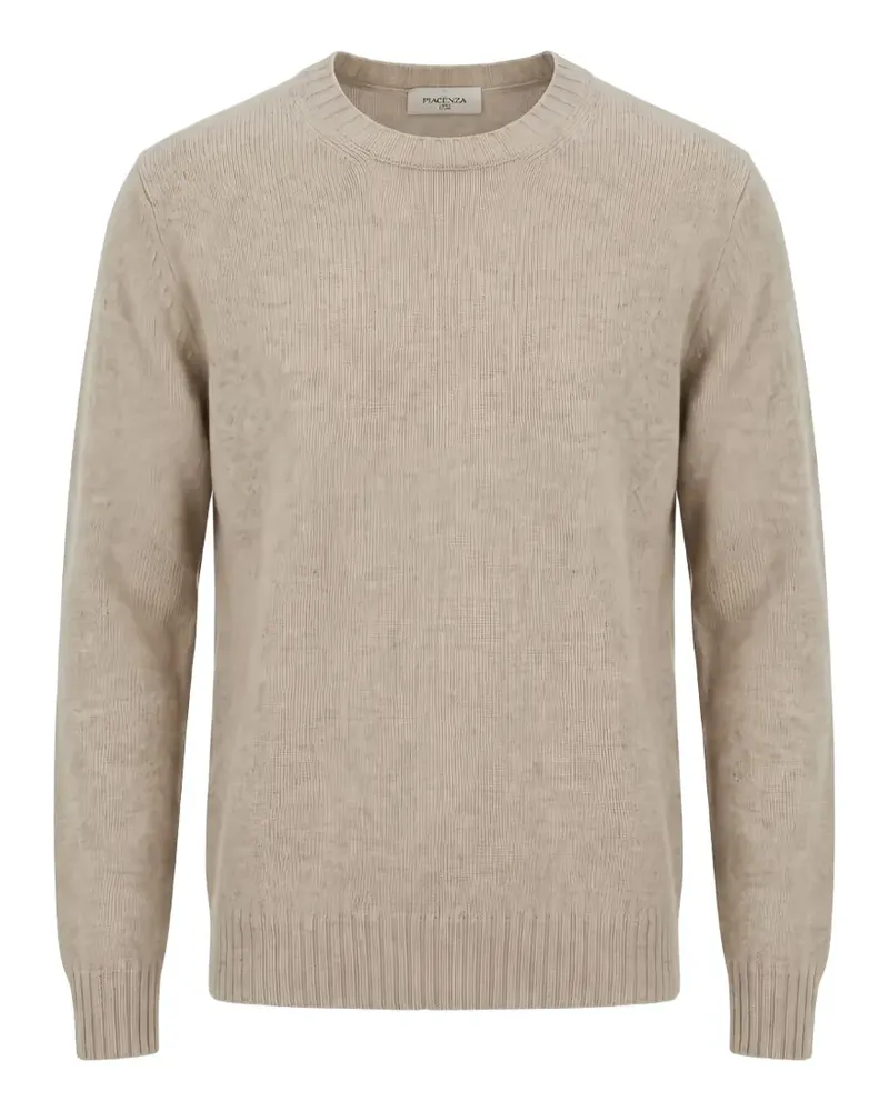 PIACENZA 1733 Pullover mit Rundhalsausschnitt - Nude Nude