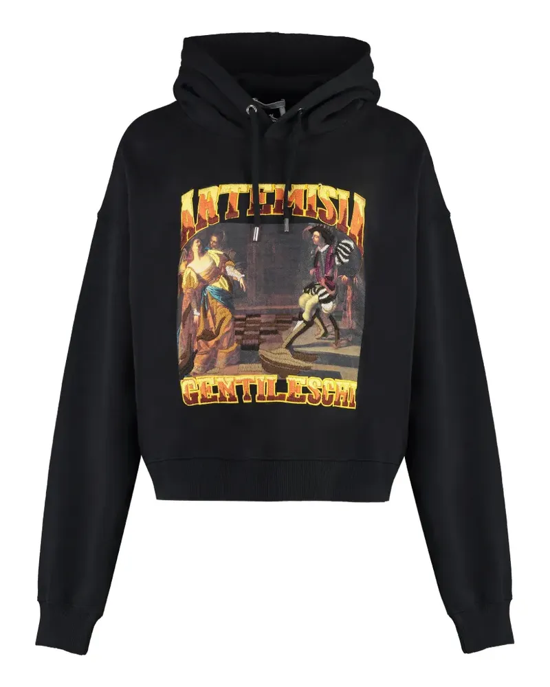 Chloé long-sleeve printed hoodie - Schwarz Schwarz