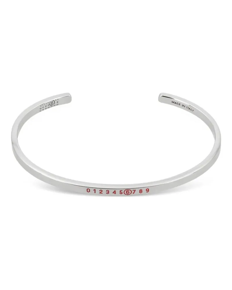 Maison Margiela Klassische Armspange - Silber Silber