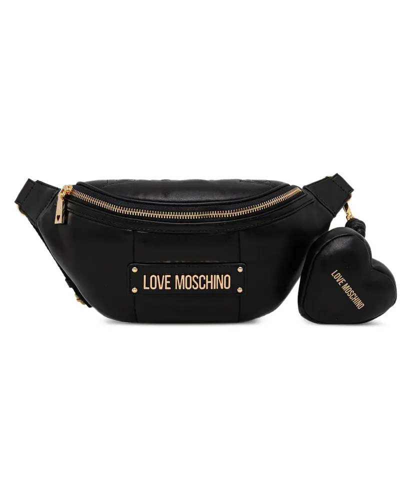 Moschino logo-detail belt bag - Schwarz Schwarz