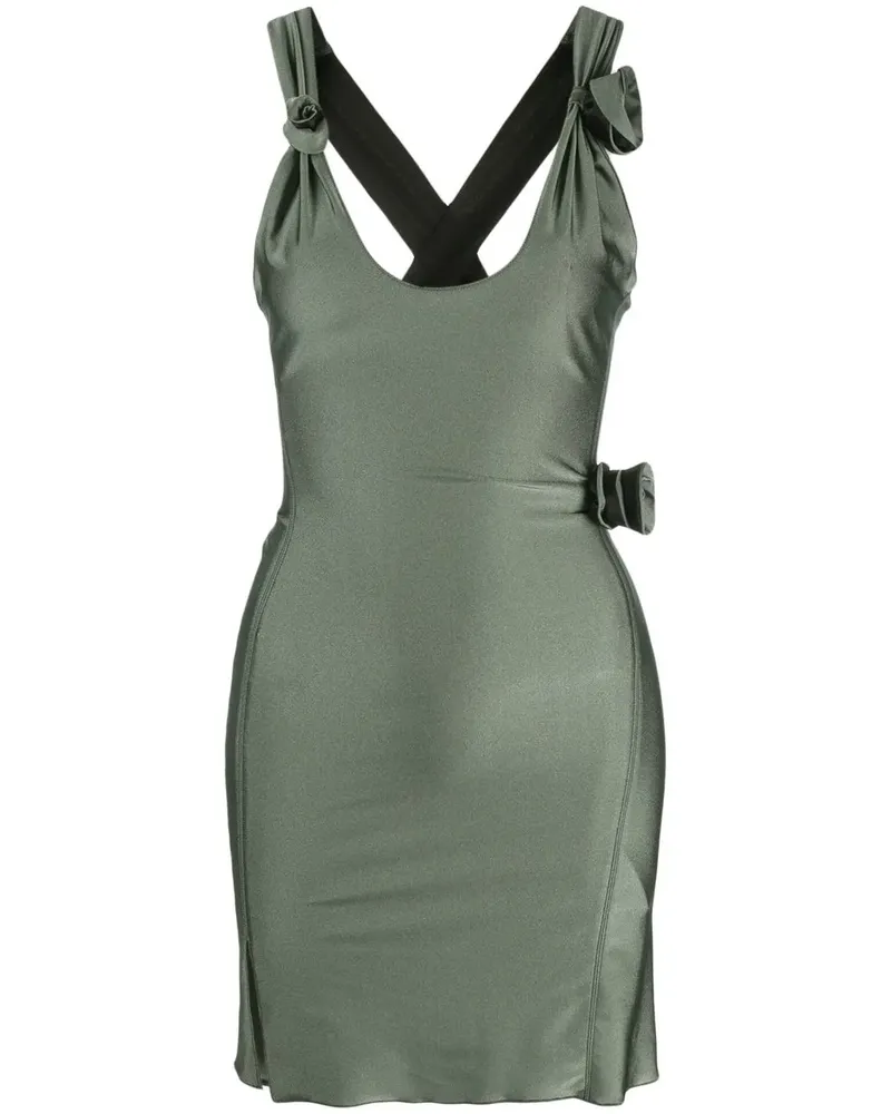 COPERNI Minikleid mit überkreuzten Trägern - Grün Grün