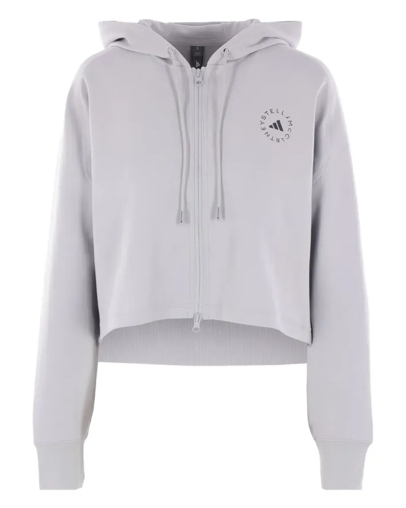 adidas Kapuzenjacke mit Reißverschluss - Grau Grau