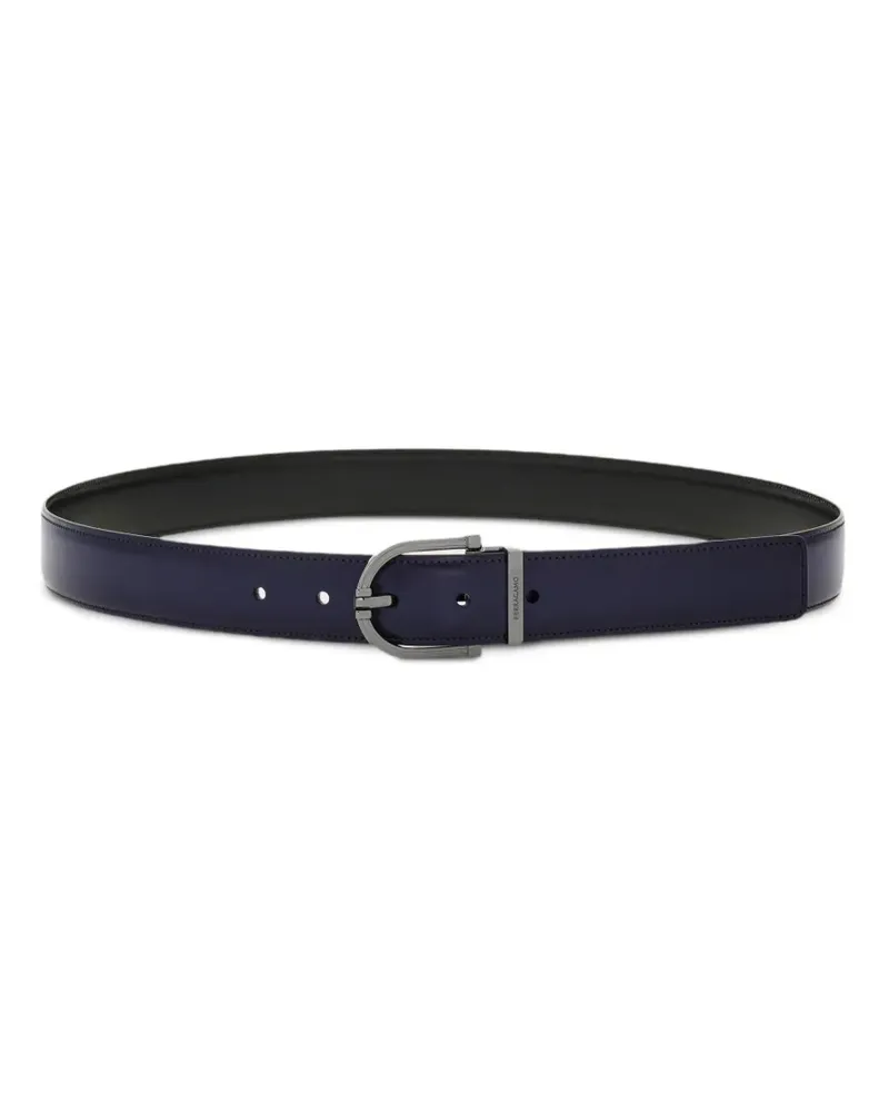 Ferragamo Wendbarer Ledergürtel - Blau Blau