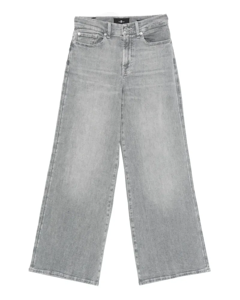 7 for all mankind Lotta Cropped-Jeans - Grau Grau