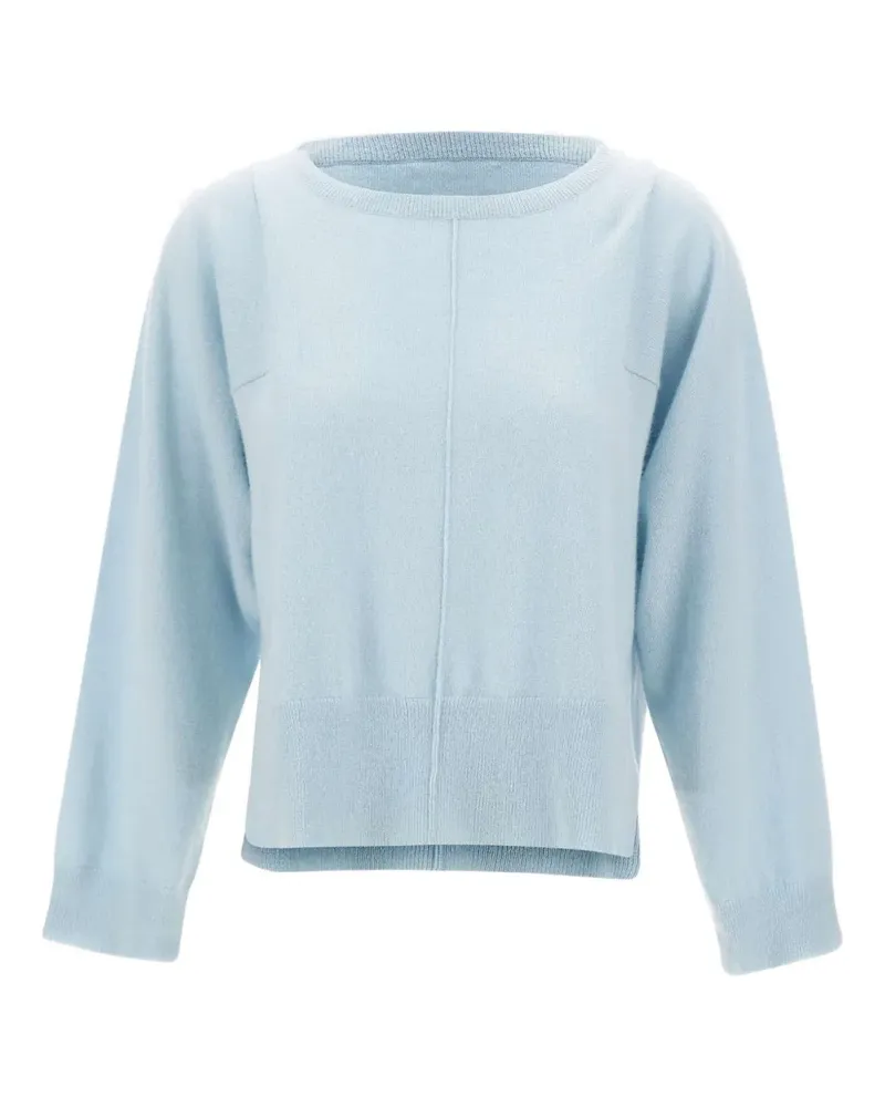 Not Shy Jeanne Pullover mit rundem Ausschnitt - Blau Blau