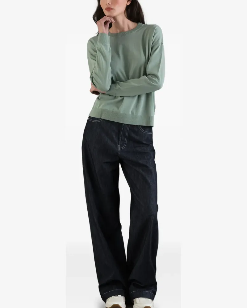 MOORER Bema crew-neck sweater - Grün Grün