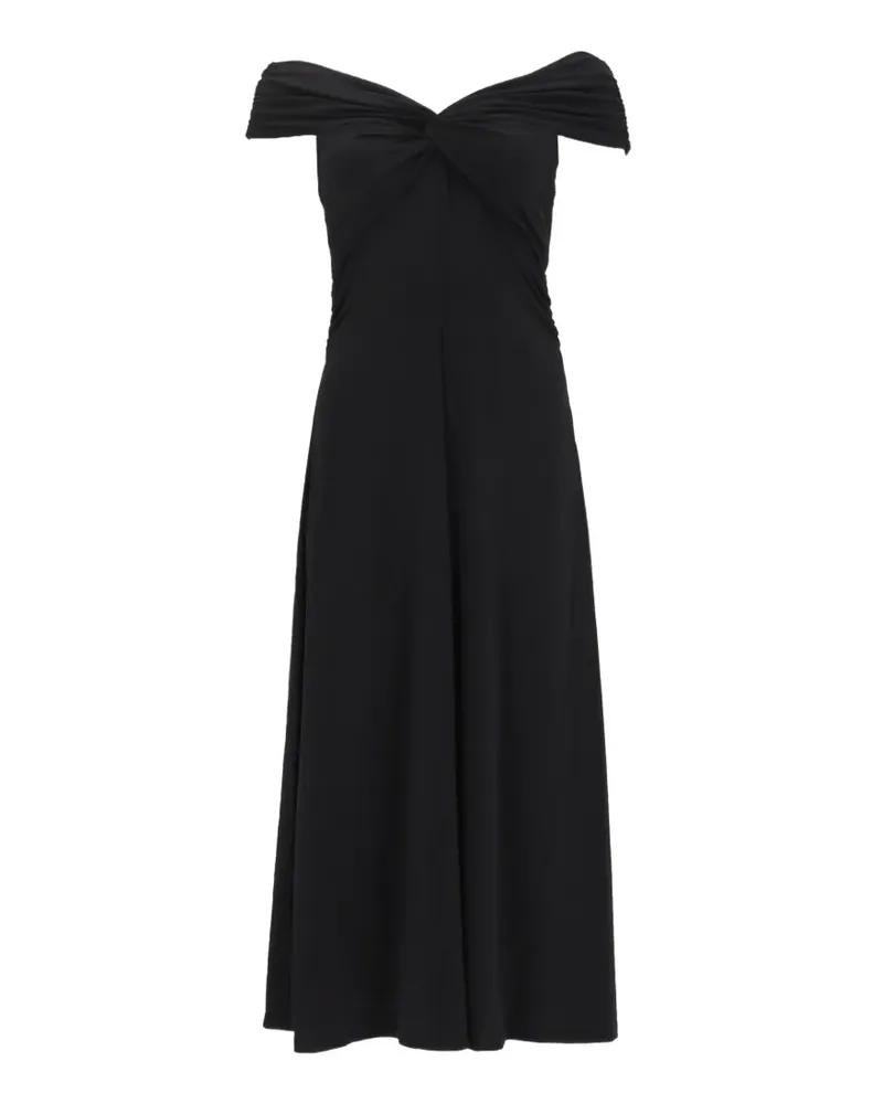 Michael Kors Schulterfreies Kleid mit Knoten - Schwarz Schwarz