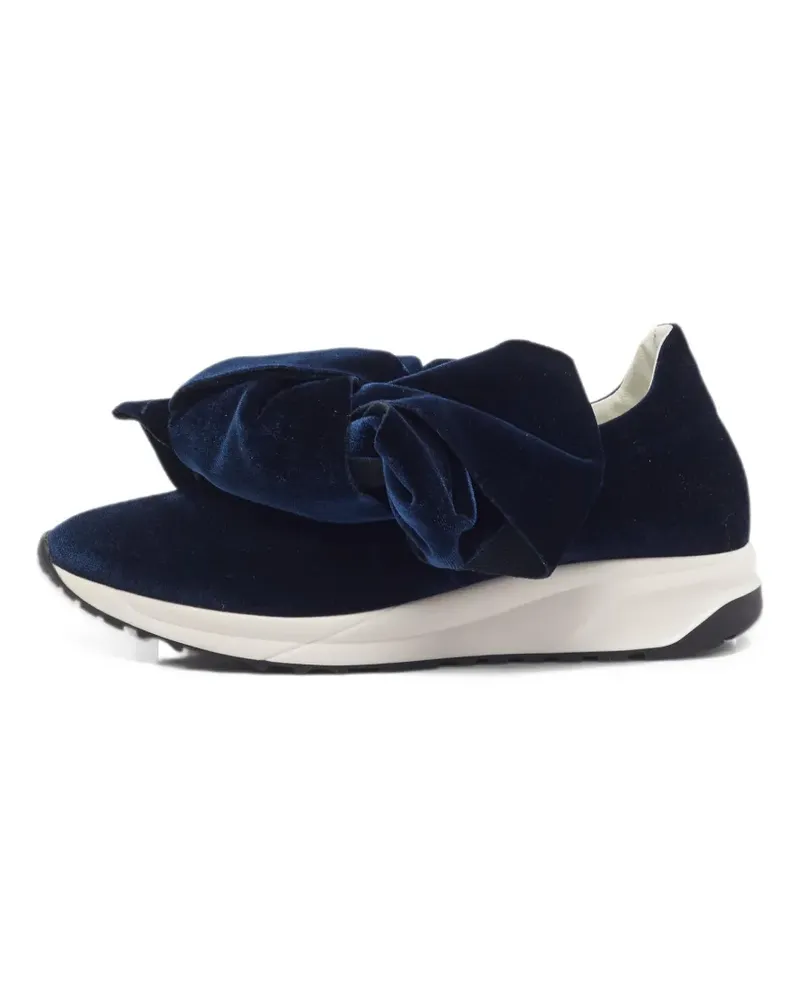 Joshua Sanders bow-detail slip-on sneakers - Blau Blau