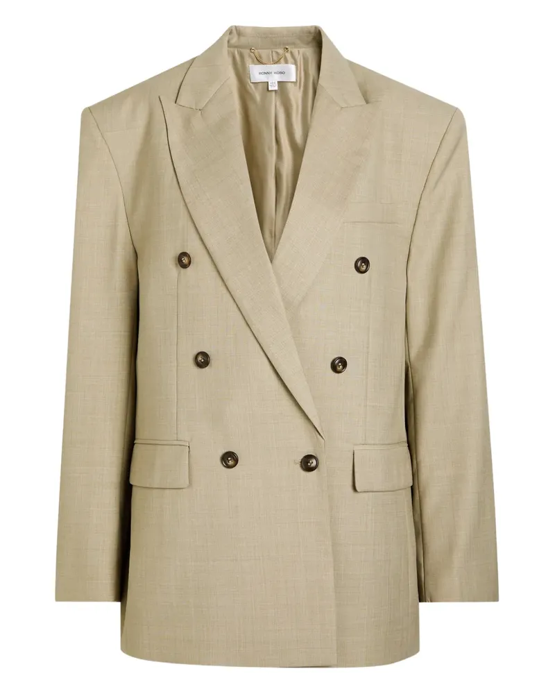 Ronny Kobo 1988 double-breasted blazer - Nude Nude