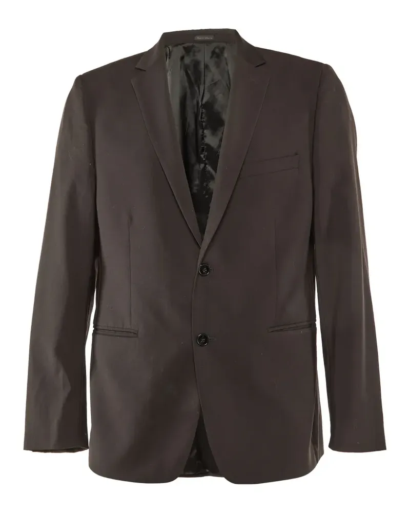 Calvin Klein notched-lapel regular-fit blazer - Braun Braun