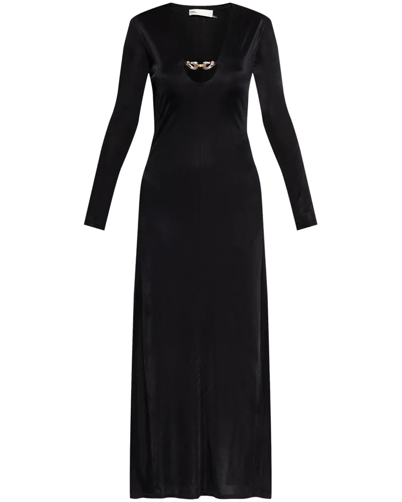 Tory Burch Jessa Midikleid - Schwarz Schwarz