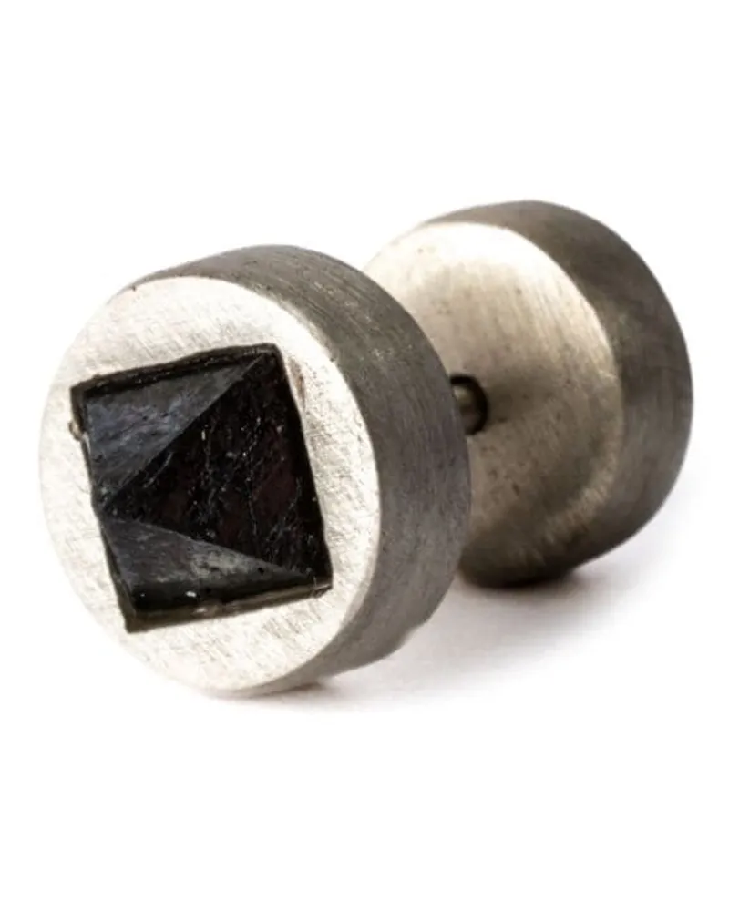 Parts Of Four Ohrstecker mit Kristall in Pyramidenform - Silber Silber