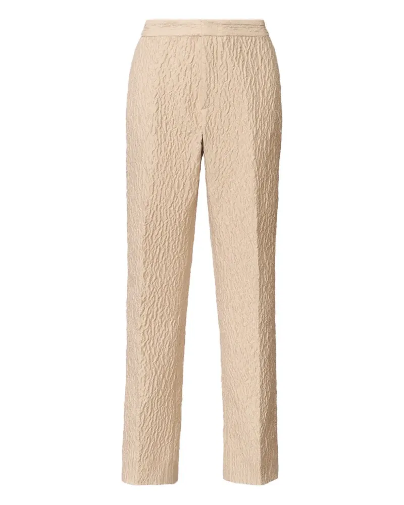 Fabiana Filippi textured side-pockets trousers - Nude Nude