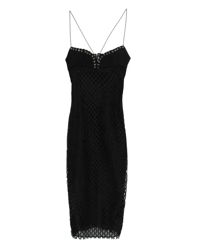 Ludovic de Saint Sernin Isabella Spitzenkleid - Schwarz Schwarz