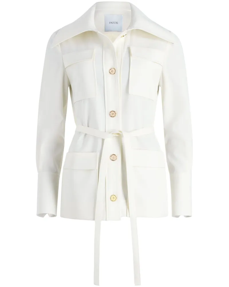Patou Safari Twill-Jacke - Nude Nude
