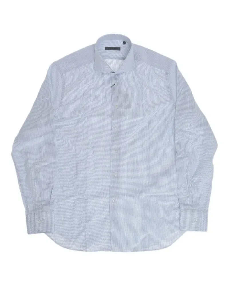 Corneliani striped cotton shirt - Blau Blau