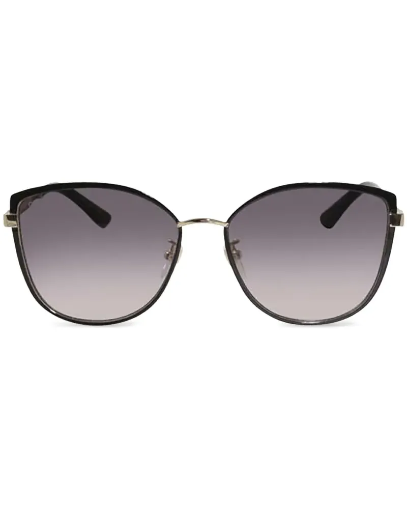 Gucci Sonnenbrille mit GG - Schwarz Schwarz