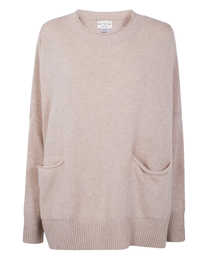 MA'RY'YA two-pocket sweater - Nude Nude