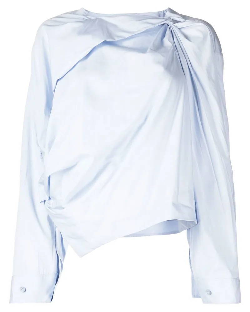 JNBY Asymmetrisches Hemd - Blau Blau