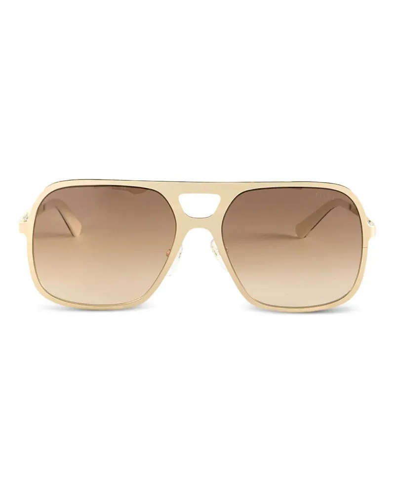 Emilio Pucci Getönte Pilotenbrille - Nude Nude