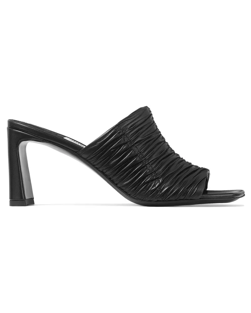 Jimmy Choo Lua Mules 75mm - Schwarz Schwarz