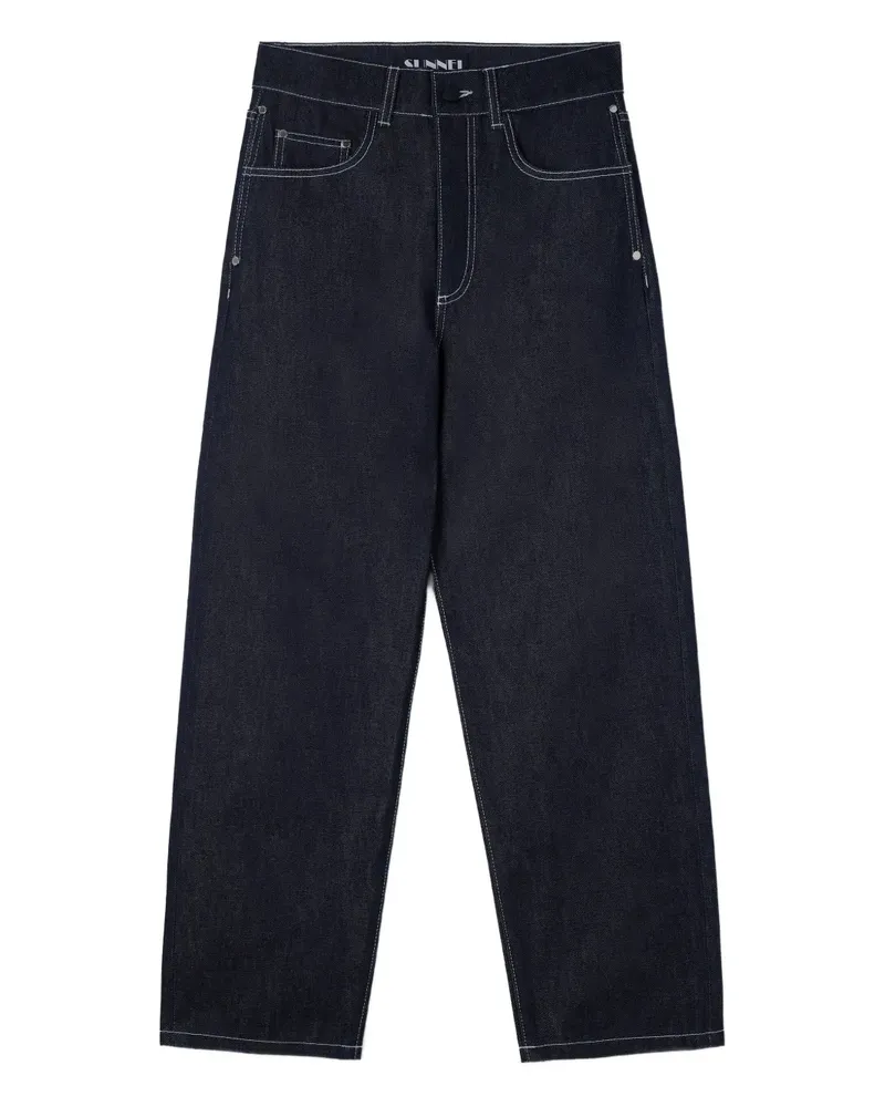 SUNNEI Jeans mit hohem Bund - Blau Blau