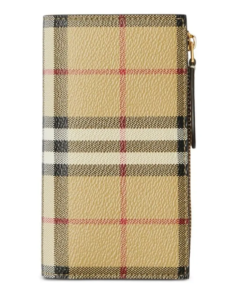 Burberry Portemonnaie aus Leder - Nude Nude