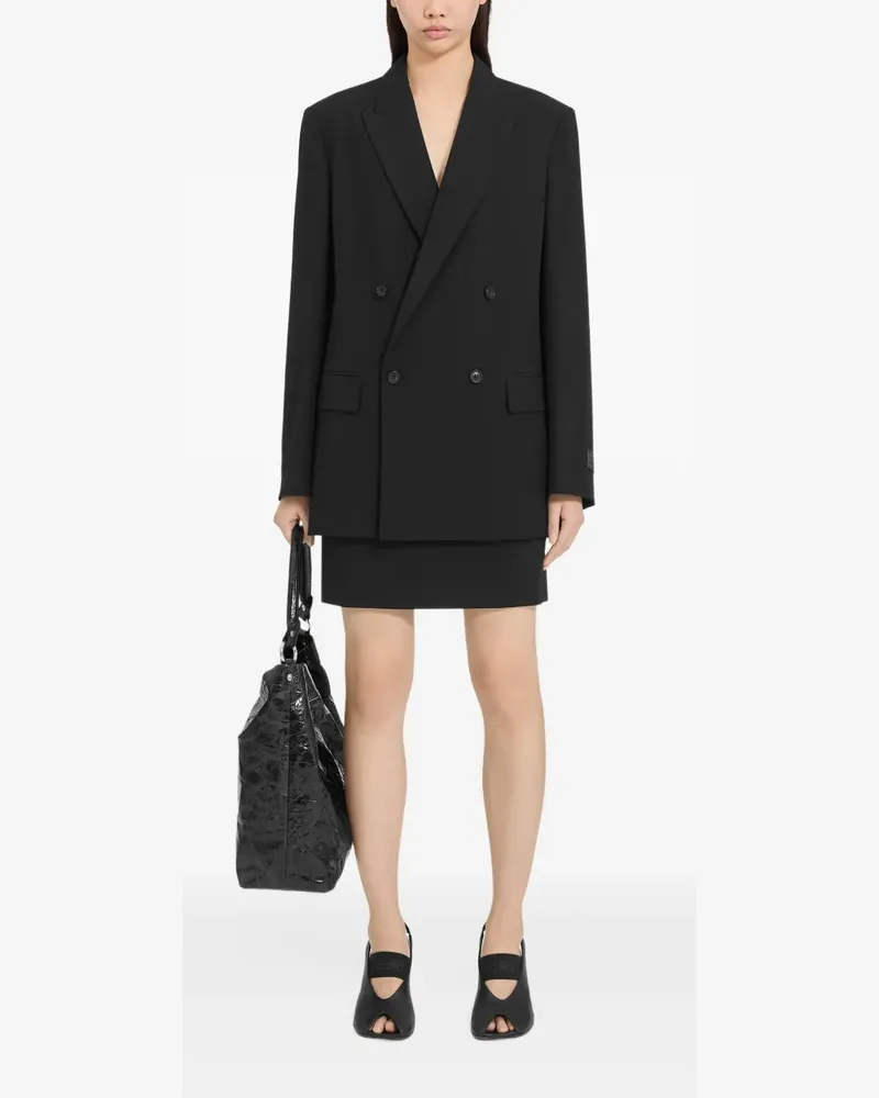 Maison Margiela Doppelreihiges Sakko - Schwarz Schwarz