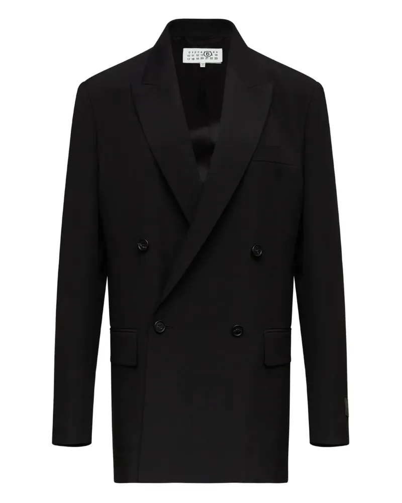 Maison Margiela Doppelreihiges Sakko - Schwarz Schwarz