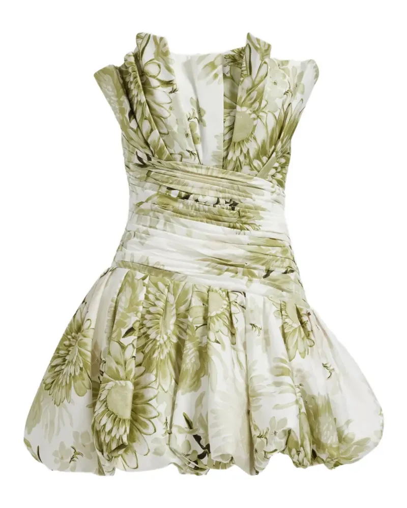 Aje. floral-print mini dress - Weiß Weiß