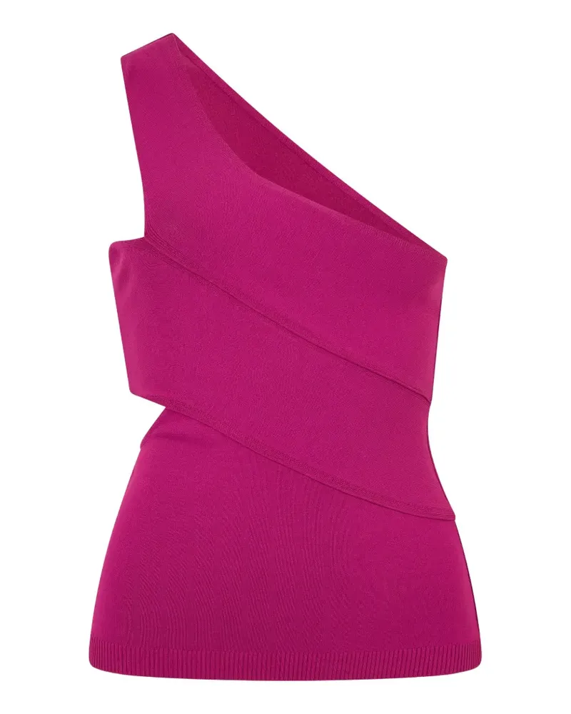 Alberta Ferretti Asymmetrisches Top - Rosa Rosa