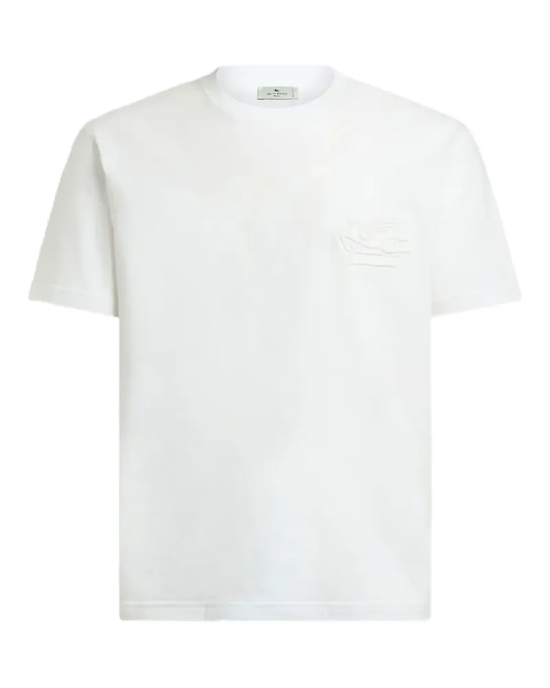Etro Pegaso-logo T-shirt - Weiß Weiß