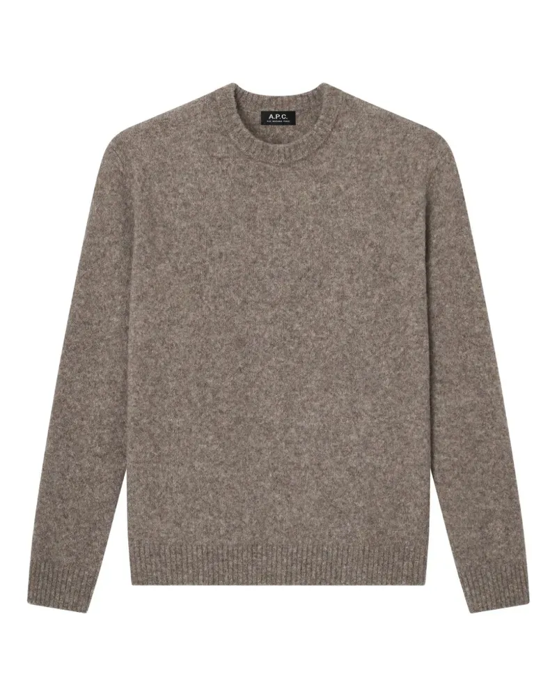 A.P.C. Pullover mit überschnittenen Schultern - Braun Braun