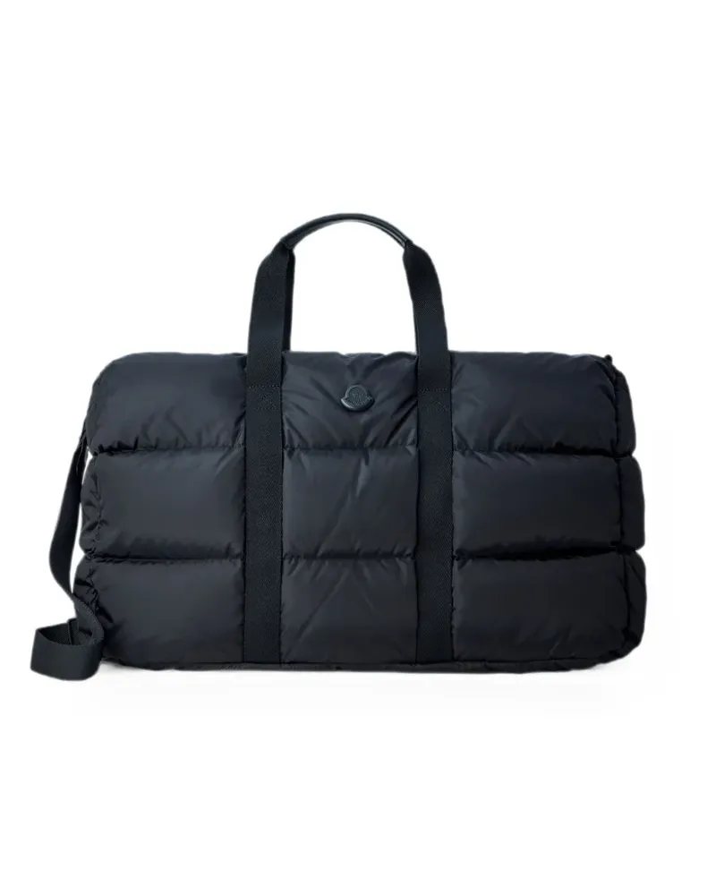 Moncler padded quilted duffel bag - Schwarz Schwarz