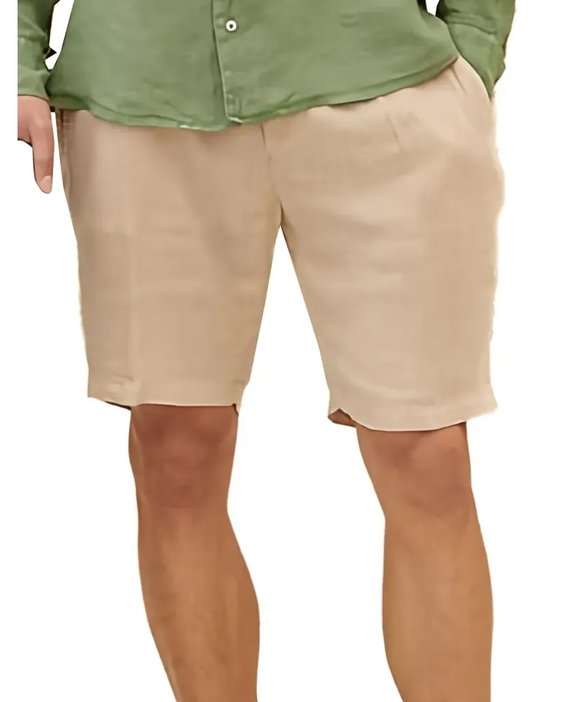 Manebí Positano Shorts mit Kordelzug - Nude Nude