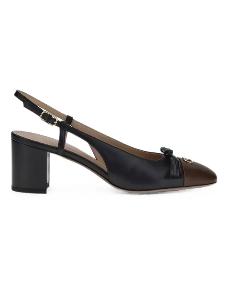 Valentino Garavani Valet du Roi Slingback-Pumps 60mm - Schwarz Schwarz