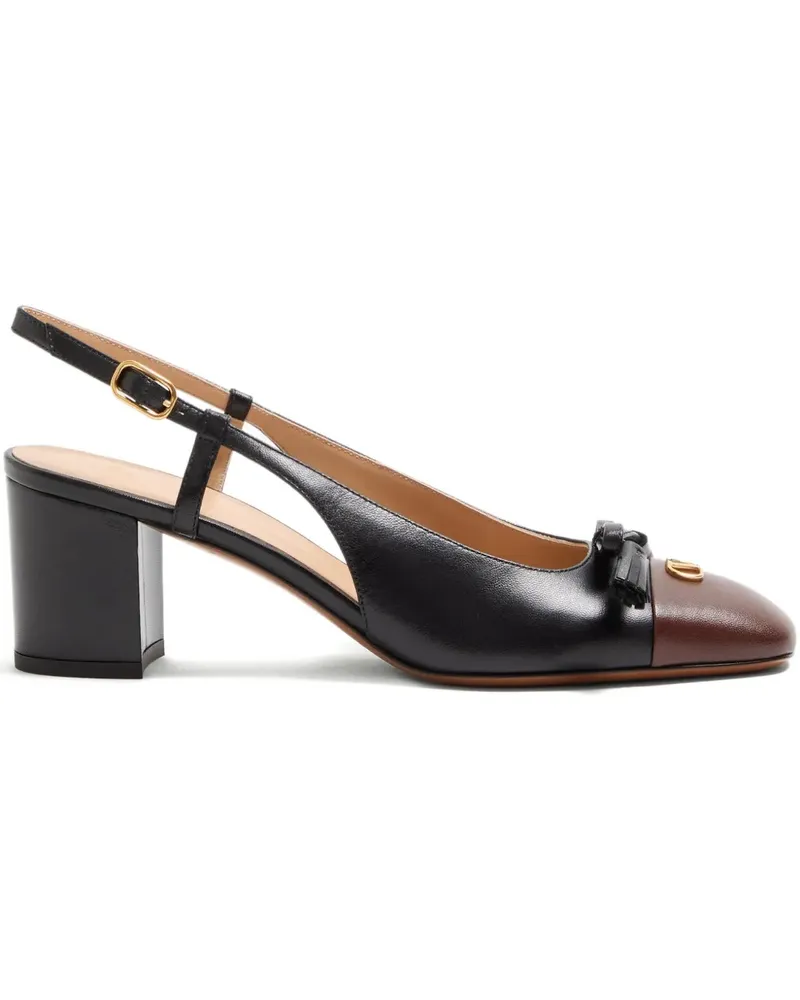 Valentino Garavani Valet du Roi Slingback-Pumps 60mm - Schwarz Schwarz