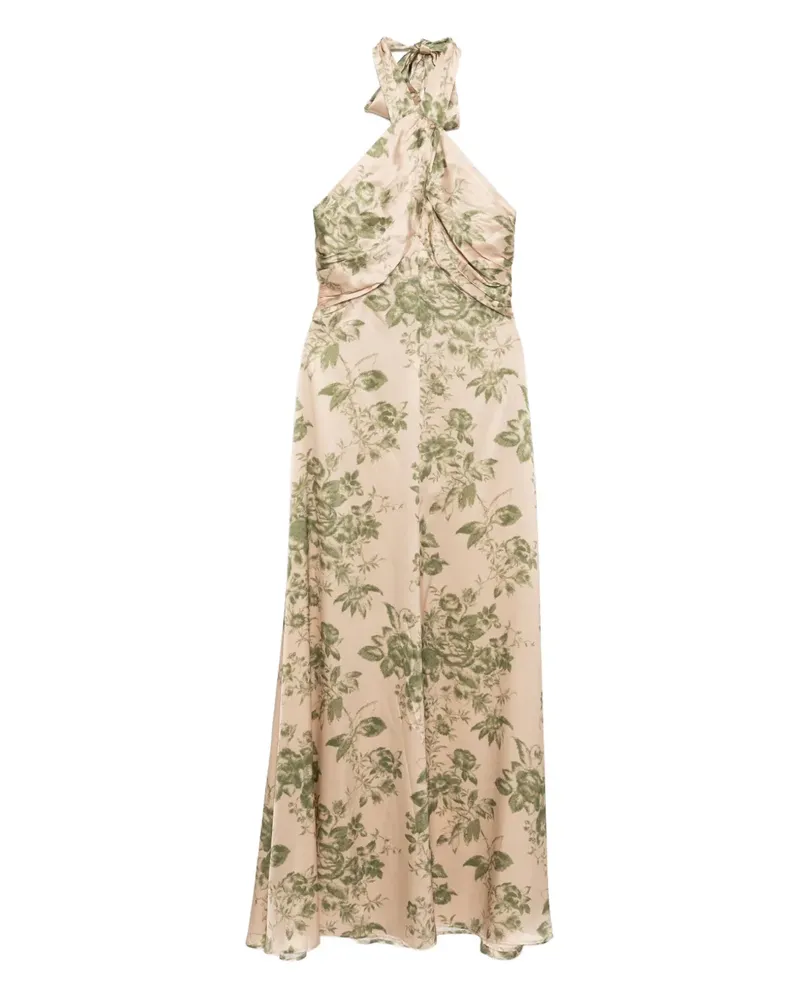 Reformation Veria Kleid - Nude Nude