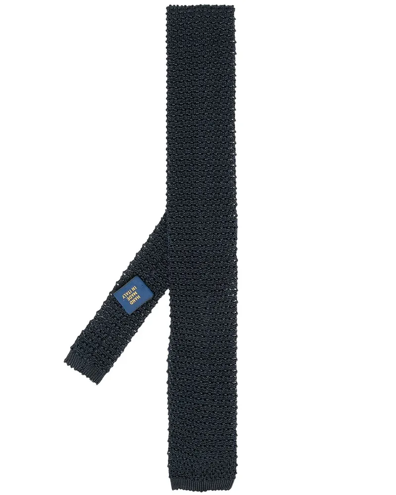 Ralph Lauren Gestrickte Seidenkrawatte - Blau Blau