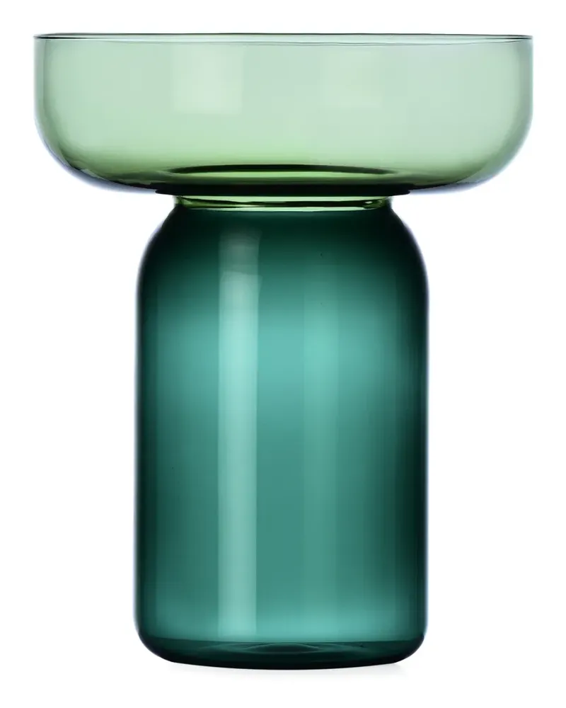 Ichendorf Milano glass vase (20cm) - Grün Grün